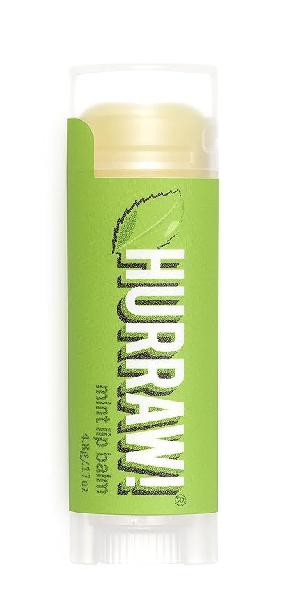 Hurraw! Mint Lip Balm: Organic, Certified Vegan, Cruelty and Gluten Free. Non-GMO, 100% Natural Ingredients. Bee, Shea, Soy and Palm Free. Made in USA-GlimoraGlow