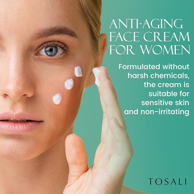 Anti Aging Face Cream for Women, 1.7 oz - Niacinamide Cream, Hydrating Face Moisturizer with Multivitamins - Day & Night Cream for Face with Anti Aging Effect, Skin Care for All Skin Types-GlimoraGlow