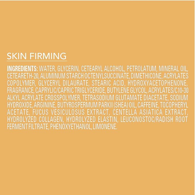 Jergens Skin Firming Body Lotion for Dry to Extra Dry Skin, Skin Tightening Cream with Collagen and Elastin, Hydralucence Blend Formula, 16.8 oz-GlimoraGlow