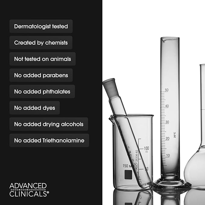 Advanced Clinicals Hyaluronic Acid Body Lotion & Face Moisturizer W/Vitamin E | Hydrating Firming Lotion Minimizes Look Of Wrinkles, Stretch Marks, & Crepey & Dry Skin | Skin Care Products, 16 Oz-GlimoraGlow