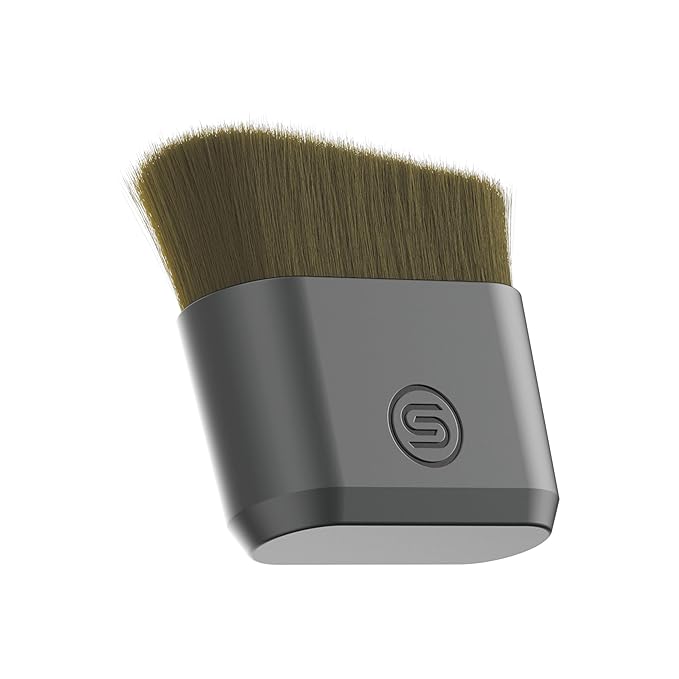 SONN Self Tanner Brushes - Body and Face Kabuki Brush Applicator for Fake Tan, Lotion, Makeup, and Sunscreen, Back Applicator for Sunless Tanner and cream (Face Brush)-GlimoraGlow