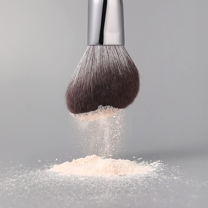 DUcare Powder Brush for Loose Powder - Fluffy Makeup Brushes with Soft Synthetic Bristles for Setting Powder/Blush/Highlighter, Large Face Makeup Brush for Flawless Application-GlimoraGlow