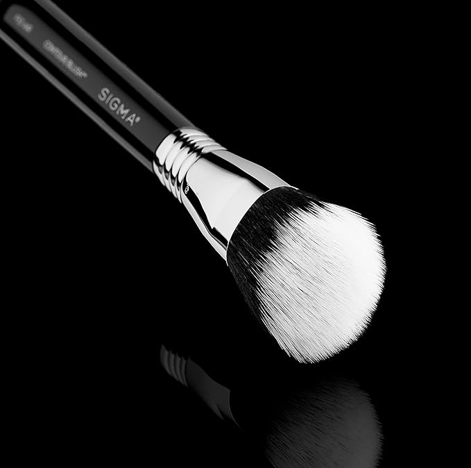Sigma Beauty F53 Air Contour and Blush Brush – Angled Makeup Brush for Blush & Bronzer, Perfect for Sheer to Medium Coverage, Professional, Streak-Free Application (1 Brush)-GlimoraGlow
