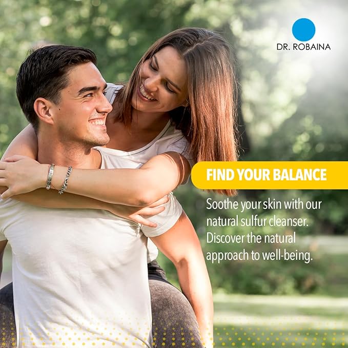 Dr. Robaina Sulfur Balsam Lotion – Lightweight Moisturizer for Dry, Flaky & Itchy Skin – Calms Redness, Supports Skin Barrier & Locks Hydration – Shea Butter & Tea Tree – 8 fl oz, USA Made-GlimoraGlow