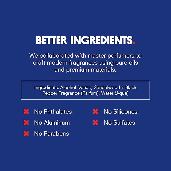 Huron Men’s Cologne - Eau de Parfum for Everyday Wear - Clean & Woody Scent of Sandalwood, Black Pepper, Cedarwood & Amber - Long Lasting - Safe, Clean Ingredients - 1.7 Fl. Oz.-GlimoraGlow