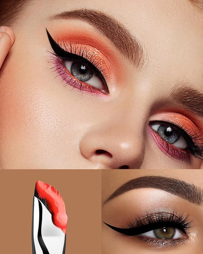 EIGSHOW Eyeshadow Smudge Brush & Eyeliner Brush, High-End Precision Eye Makeup Tools for Blending Cat Eye, Winged Liner (E865&E806)-GlimoraGlow