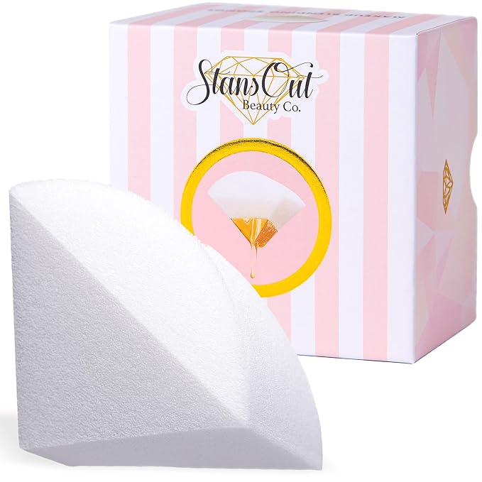 StansOut Memory Foam Makeup Sponge – No-Water-Needed Blender for Liquid, Cream & Powder Foundation – Airbrush Finish, Flawless Application-GlimoraGlow