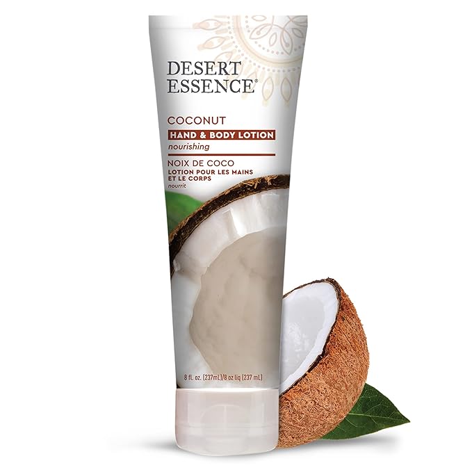 Desert Essence Organic Coconut Hand and Body Lotion 8 fl. oz.-GlimoraGlow