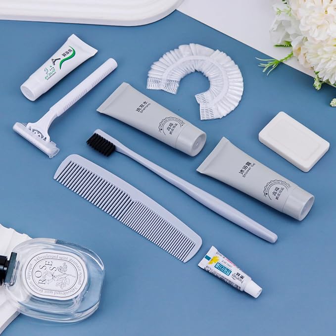 Hygiene Kit, Hygiene Kit Bulk, Individually Packed,The Travel Hygiene Kit Is Fully Equipped, Convenient For Personal Washing, Convenience Kits Suitable For Hotel, Home, Camping, Travel ( Pack-25)-GlimoraGlow