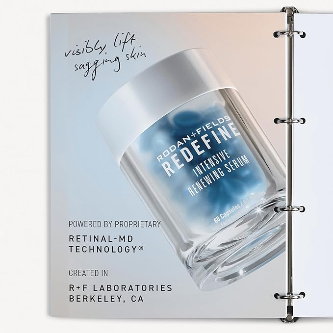 Rodan + Fields Redefine Intensive Renewing Serum | 60 Capsules | Retinol Night Serum for Skincare | Vitamin A | Reduces Appearance of Fine Lines-GlimoraGlow