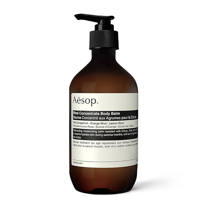 Aesop Rind Concentrate Body Balm | Soften & Smooth Skin | Uplifting Citrus Aroma, Nourishing Nut Oil Extracts | 16.9 oz / 500mL-GlimoraGlow