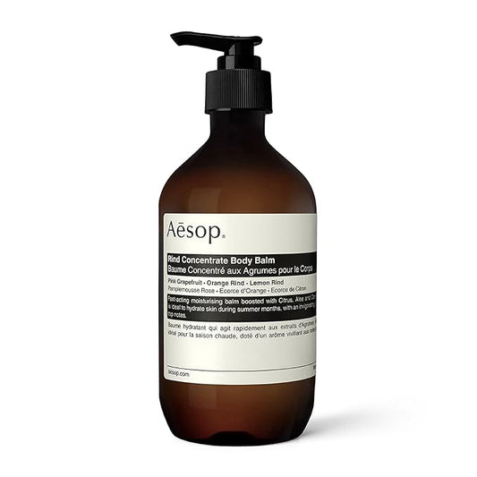 Aesop Rind Concentrate Body Balm | Soften & Smooth Skin | Uplifting Citrus Aroma, Nourishing Nut Oil Extracts | 16.9 oz / 500mL-GlimoraGlow