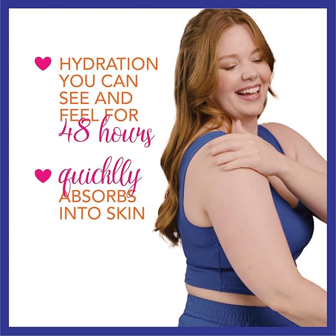 Jergens Ultra Healing Dry Skin Lotion, Hand and Body Moisturizer for Quick Absorption into Extra Dry Skin with Hydralucence Blend, Vitamins C, E and B5, White, 21 oz-GlimoraGlow