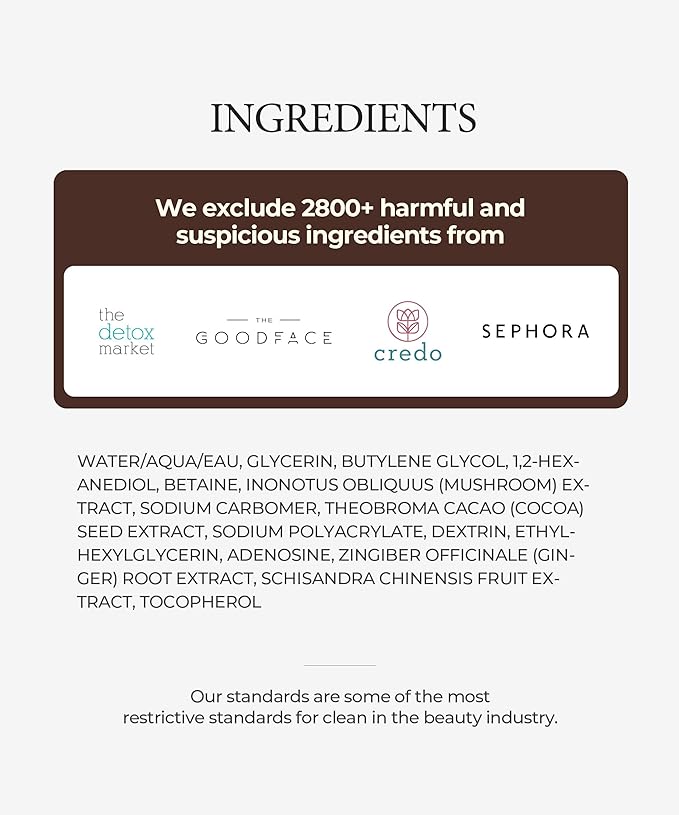 SERUMKIND Chaga Mushroom Serum for Korean Face Skincare - Beta Glucan Extract - Nourishing & Hydrating - Provides Deep Hydration for Extremely Dry Skin - Vegan & Cruelty-Free – 1.01 fl.oz.-GlimoraGlow