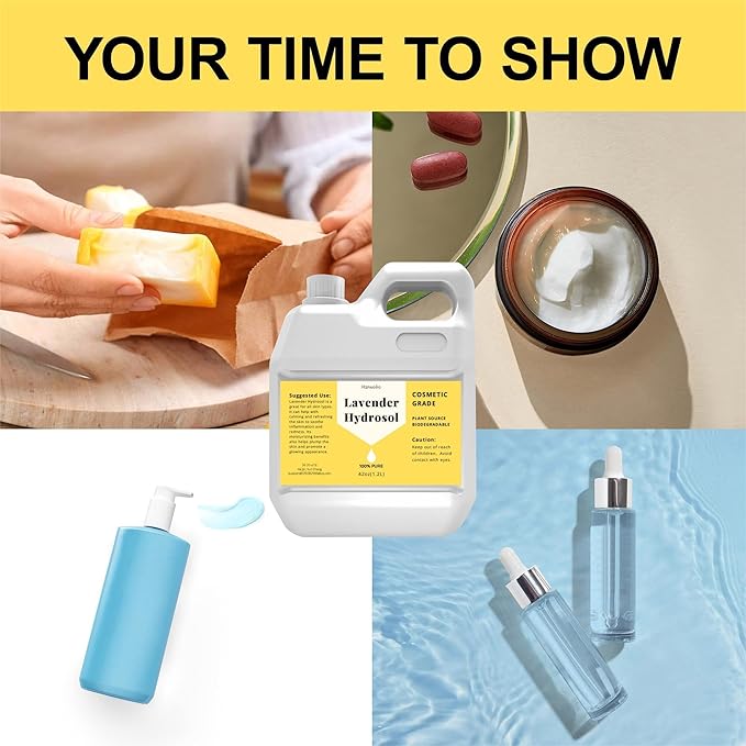 42 oz Lavender Hydrosol for Face Hydrating Mist Hydration, 100% Pure Lavender Water, Cleanses & Softens, Promotes Healthy Skin Cell, Suitable for All Skin Types-GlimoraGlow