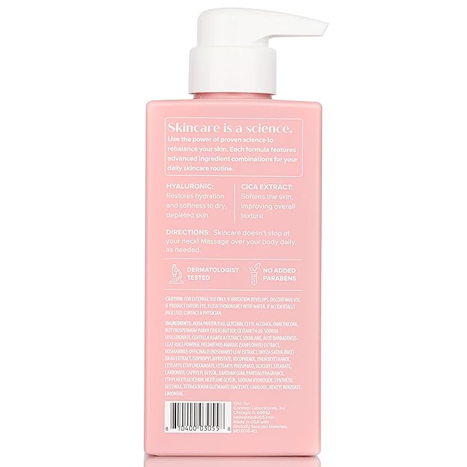 Medix 5.5 Retinol Body Lotion + Hyaluronic Acid Cream, Moisturizer Body & Face Lotion Set | Hydrating + Firming Lotion For Stretch Marks, Wrinkles, & Crepey Skin | Skin Care Products, 2pc Set-GlimoraGlow