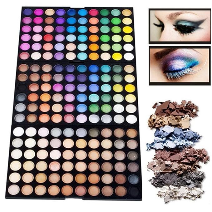180 Full Colors Professional Makeup Eyeshadow Palette Makeup Eye Shadow-GlimoraGlow