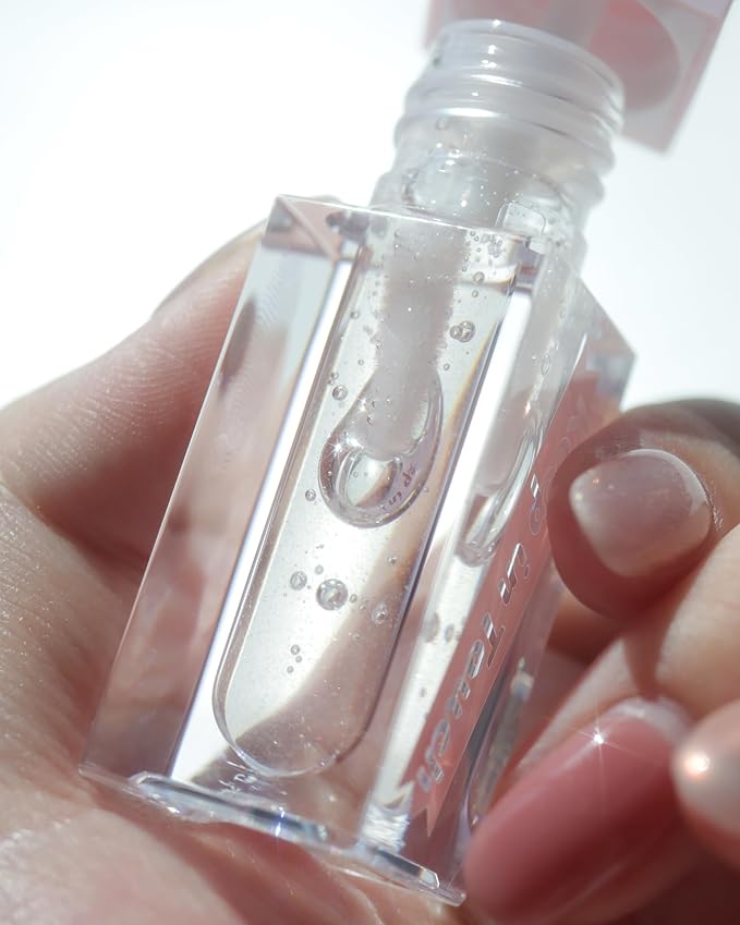 Jelly Plumper Tint (P01 Sparkling Champagne) | Non-Sticky, Long-Lasting & Moisterizing Lip Plumper | Vegan and Cruelty-Free Korean Lip Tint-GlimoraGlow