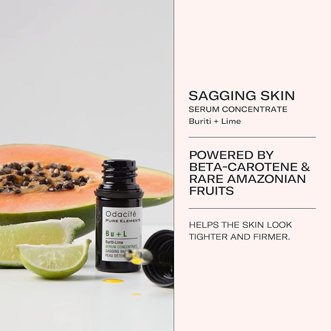ODACITE Anti Aging Serum Concentrate with Buriti Oil, Vitamin C, Beta-Carotene - 0.17 fl. oz-GlimoraGlow