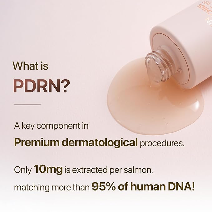PDRN Ampoule CUSKIN Korean Skin Care with Salmon DNA, Plant Based Bakuchiol, Moisturizing Bifida, and Collagen, Korean Skin Care PDRN Serum Ampoule, 35 ml (1.01 fl. oz.)-GlimoraGlow