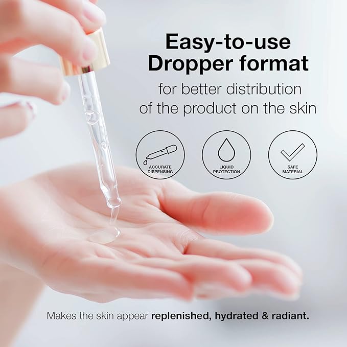 LULLAGE Splendor Radiance Hyaluronic Acid & Vitamin C Serum for Face, Revitalizing Vitamin C Face Serum with Niacinamide to Replenish & Firm the Skin, 1 Fl Oz Dropper Bottle-GlimoraGlow