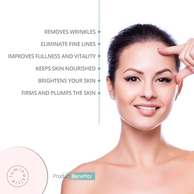 Under Eye Brightener Serum for Puffy Eyes & Dark Circles - Hydrating, Anti Aging, Under Eye Serum - Fast Absorption & Lightweight Finish-GlimoraGlow