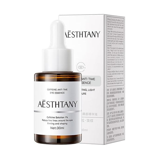 Caffeine Niacinamide Organic Carnosine Serum 1 Fl Oz / 30ml Reduce fne lines around the eyesFirming and shaping Anti-Aging,Moisturizing, Anti-Wrinkle Eye Serum - Skin Repair (Caffeine)-GlimoraGlow