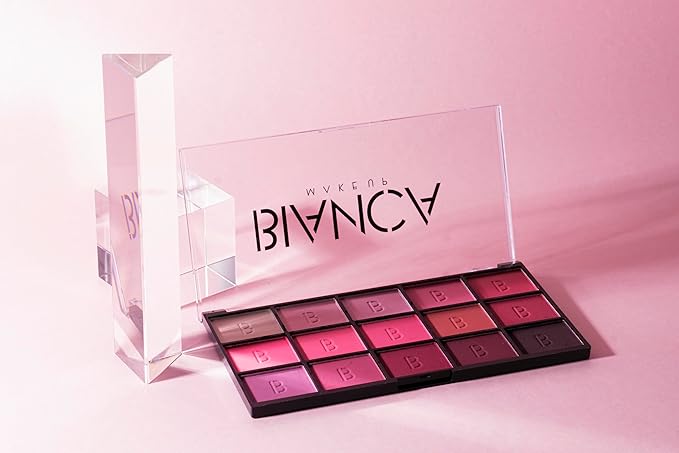 15 Colors Eyeshadow Palette | Versatile Range for Unlimited Eye Looks. (Rose)-GlimoraGlow