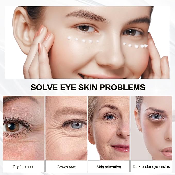 Instant Firm Eye Cream, Temporary Eye Tightener,Instant Firm Eye Tightening Cream for Firm Under Eye Firming, Reduce Fine Lines,2pcs-GlimoraGlow