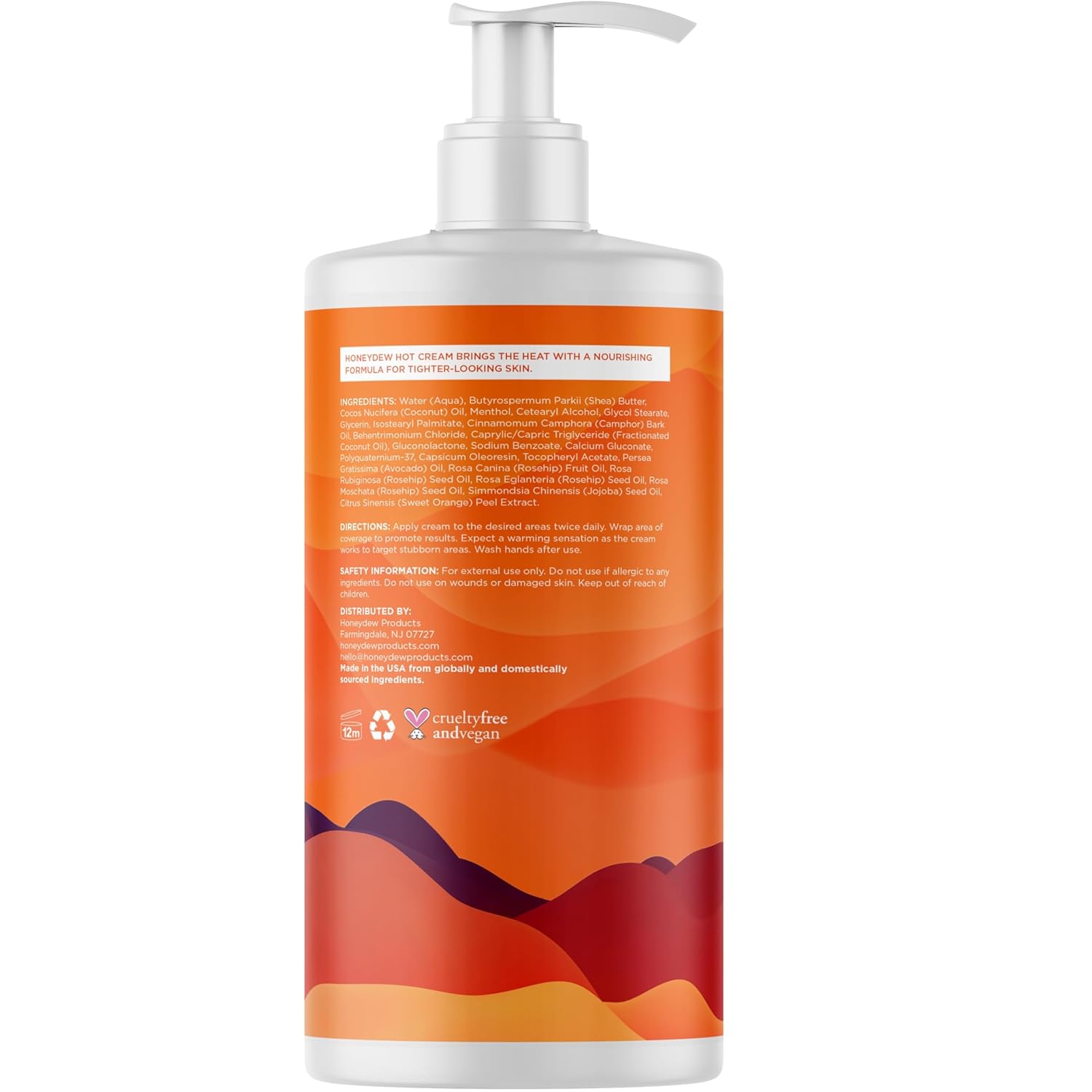 Hot Cream Sweat Enhancer - Premium Body Sculpting Sweat Cream with Invigorating Botanical Extracts - Extra Strength Cellulite Cream for Thighs Belly and Bum with Firming Body Oils (12 Fl Oz)-GlimoraGlow