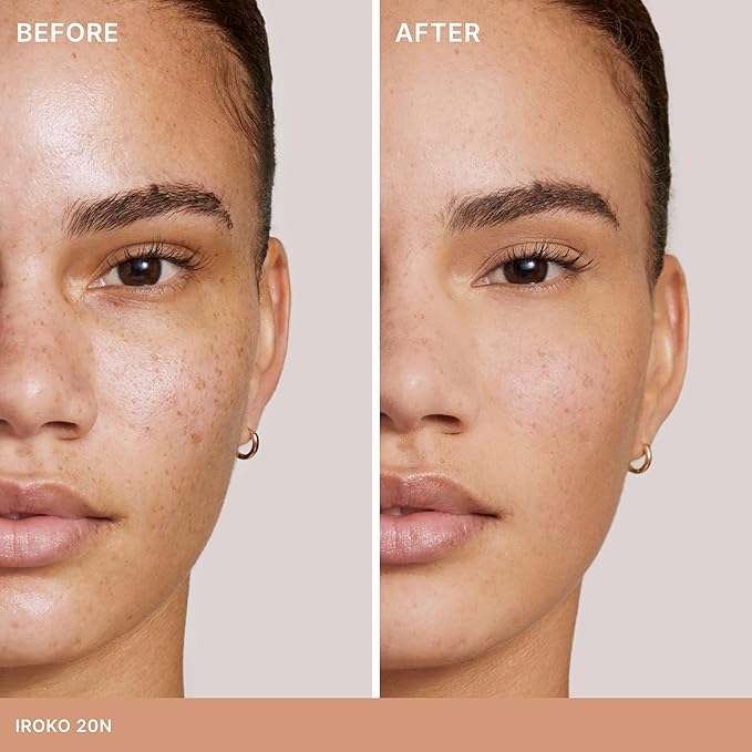 ILIA - Skin Rewind Complexion Stick - Foundation + Concealer + Skincare | Non-Toxic, Vegan, Cruelty-Free, Clean Makeup (20N - Iroko, 0.35 oz | 10 g)-GlimoraGlow