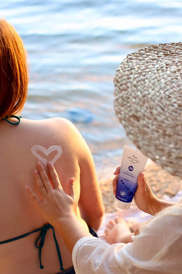 SPF 30 Mineral Sunscreen - Broad Spectrum Water Resistant Moisturizer Lotion For Body & Face - With Non-Nano Zinc Oxide, Vitamin E, & Antioxidants - Made in USA, 3 Oz-GlimoraGlow