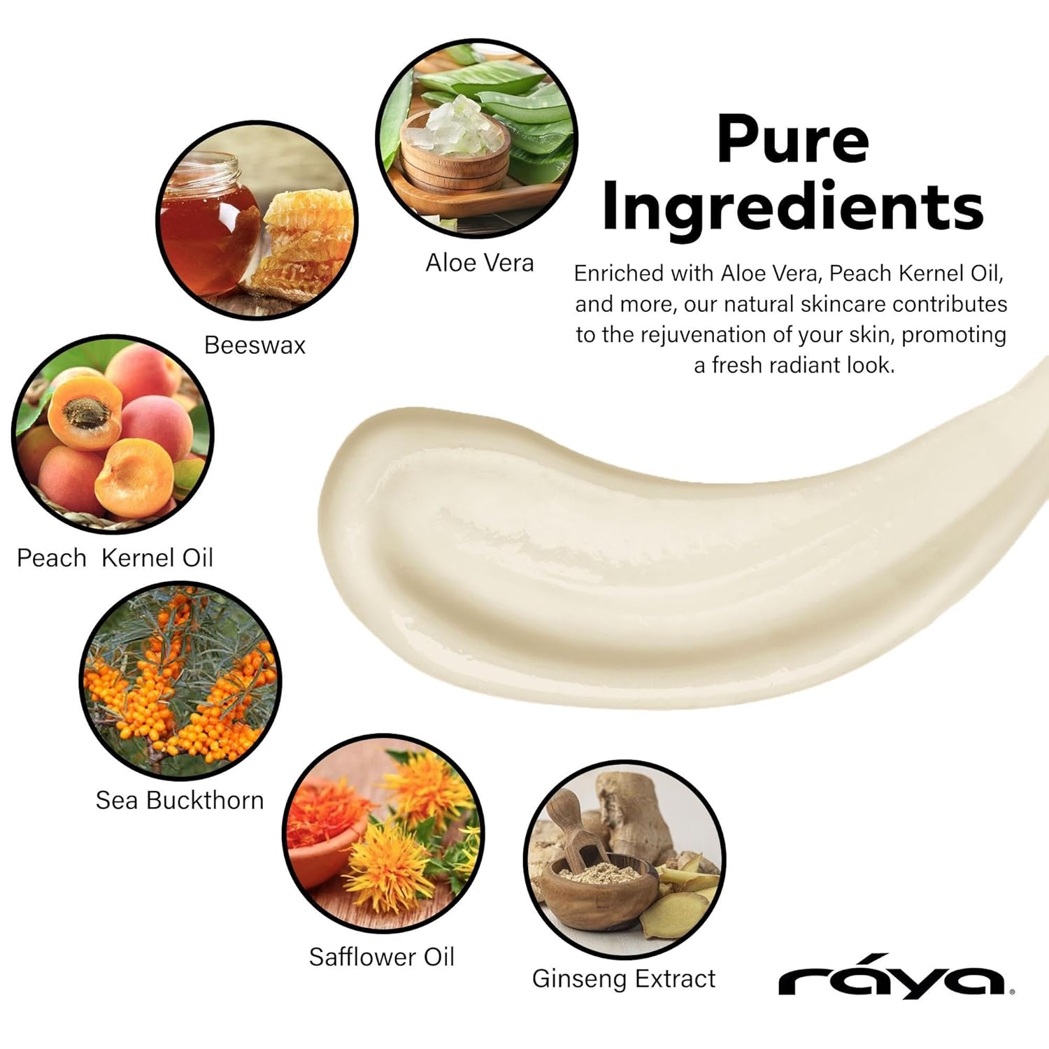 Raya SPA Bio-Effective Night Cream | Deep Recovery Anti-Aging Facial Moisturizer | Firming & Wrinkle Repair | Overnight Face Care for Tone Reviving & Beauty Sleep | Non-Oily Renewing Cream-GlimoraGlow