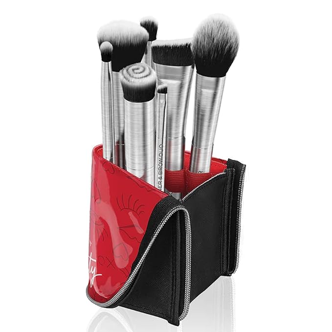 Mirabella Make It Pretty Professional Travel Brush Set and Travel Case-GlimoraGlow