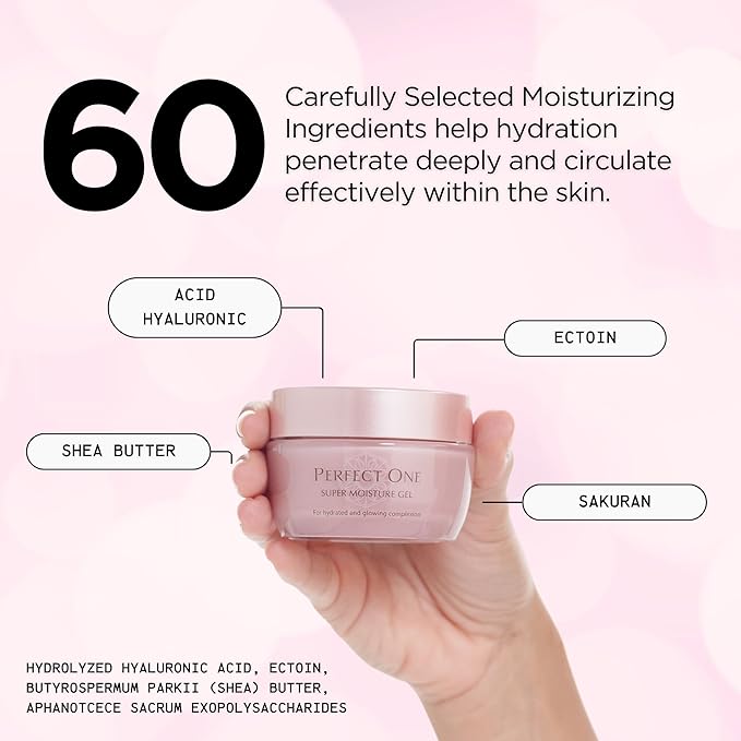 Perfect One PERFECT ONE All in One Super Face Cream, Moisturizer with Hyalocatch Ultra-Hydrating, Anti-Aging Facial Serum Reduce Fine-GlimoraGlow