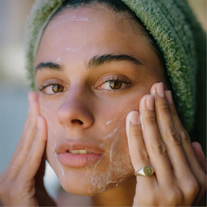 Salt & Stone Facial Cleanser for Women & Men, Spirulina & Yuzu Gentle Facial Wash with Hyaluronic Acid, Squalane, For All Skin Types, Vegan, Cruelty Free, 7.2 oz-GlimoraGlow