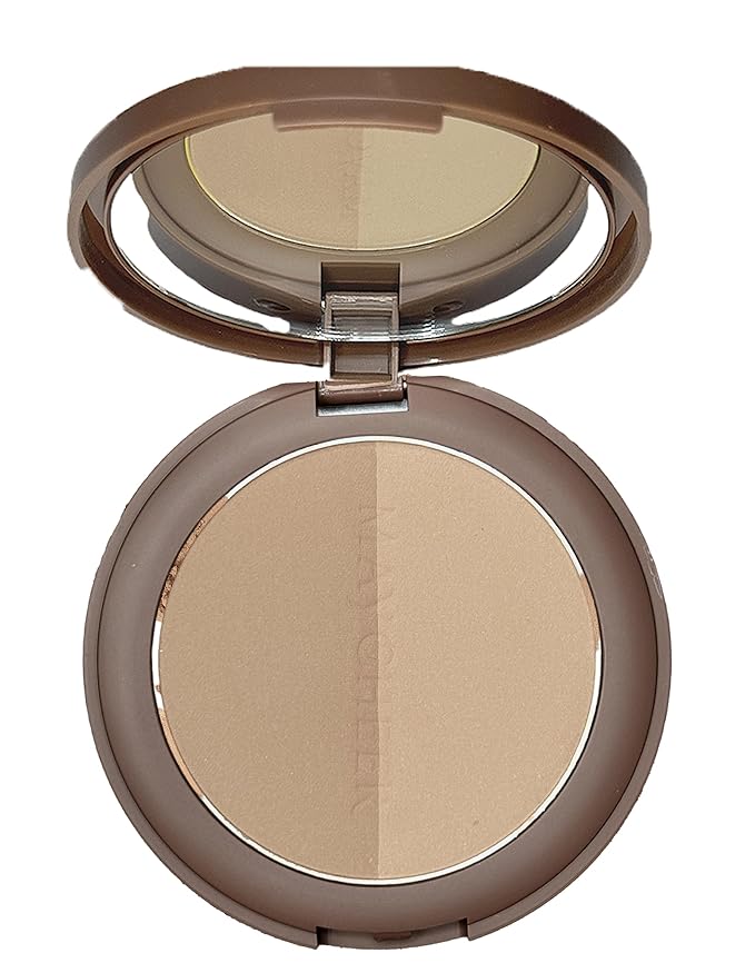 2 in 1 Contour Palette Face Sculpting Grey Contour Powder Palette Face Bronzer Makeup Contouring Palette with Mirror - Highly Pigmented Contour Shadow For Light Skin tone-GlimoraGlow