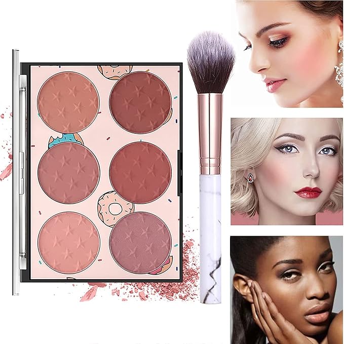 12-Color Pro Makeup Kit for Women - Eyeshadow, Foundation, Lipstick, Blush, Brushes, Eyeliner Stamp-GlimoraGlow