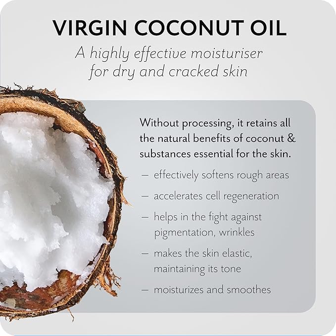 THE ACT Solid Coconut Body Butter – Organic Vegan Moisturizer with Shea & Almond Oils – Melts in Hands – Massage Balm for Dry Skin – Natural Skincare for Women & Men – 6 oz with Spatula-GlimoraGlow