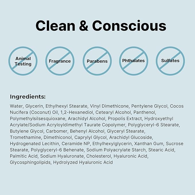 COSRX Hyaluronic Acid Moisturizer for Day & Night with Pro Vitamin B5 (D Panthenol) 50ml/1.69 fl.oz | Propolis Extract, Ceramide, Long Lasting Hydration for Dry, Sensitive Skin, Korean Skin Care-GlimoraGlow