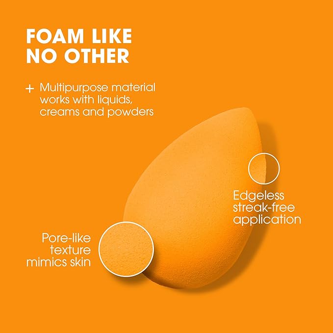 Beautyblender® | Pop Beauty Blender Makeup Sponge, Super-Soft Foam Easily Blends Foundations, Powders & Creams, Made in USA, Reusable, Washable, Streak Free Application, Vegan, Cruelty Free-GlimoraGlow