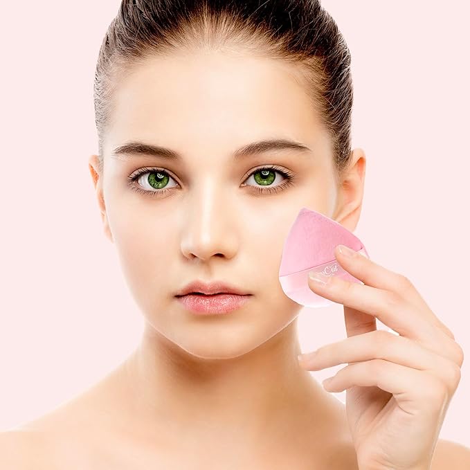 StansOut Beauty Velvet Makeup Puff Set (2-Pack) - Luxuriously Soft Powder Puffs for Seamless Face Makeup Application - Premium Quality - Perfect for Flawless On-the-Go Touch-Ups-GlimoraGlow