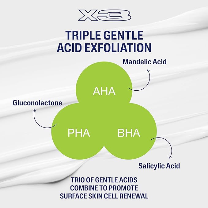 Cetaphil Gentle Exfoliating SA Lotion, Lightweight Moisturizer for All Skin Types, 16 Fl oz Pump Bottle, Salicylic Acid, Mandelic Acid & Gluconolactone, Gently Exfoliates, Dermatologist Recommended Brand-GlimoraGlow