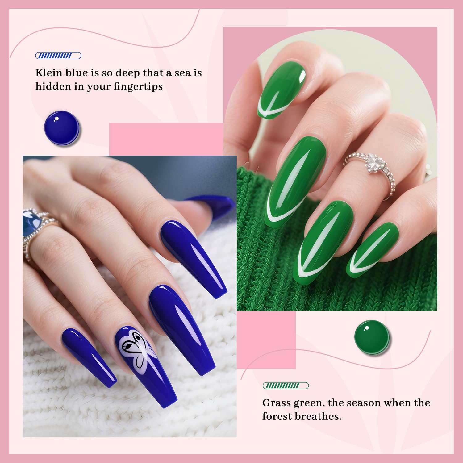 JODSONE 12 Bottles Gel Nail Polish Set Base Coat Glossy Top Coat Fast Drying Long Lasting Soak Off Wipe Free-GlimoraGlow