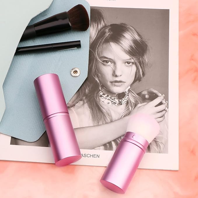 UNIMEIX Makeup Brush Sunscreen Applicator Retractable Kabuki Blush Brush Foundation Brush for Liquid Makeup, Bronzer, Cream or Powder-GlimoraGlow