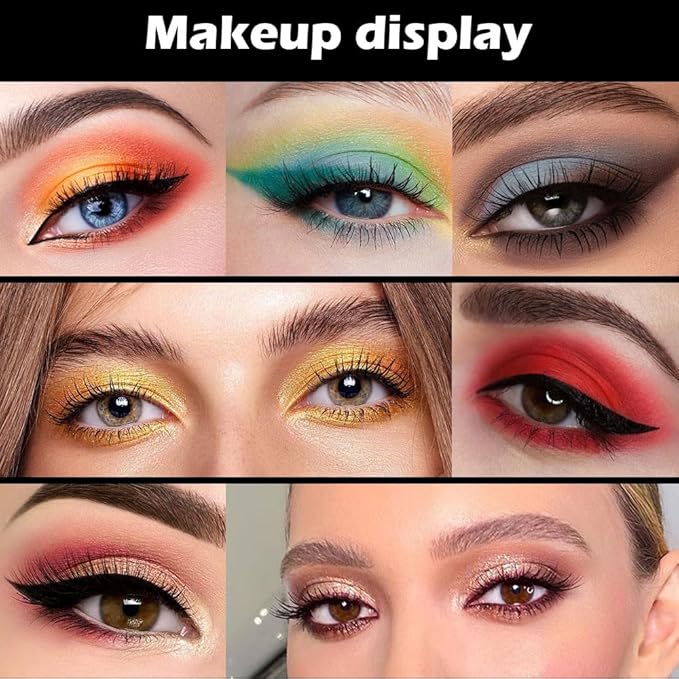 16 Colors Champagne Gold Glitter Matte Shimmer Eyeshadow Palette for Eye Makeup,High Pigmented Brown Eye Shadow Primers Powder Palet de sombras de ojos-GlimoraGlow