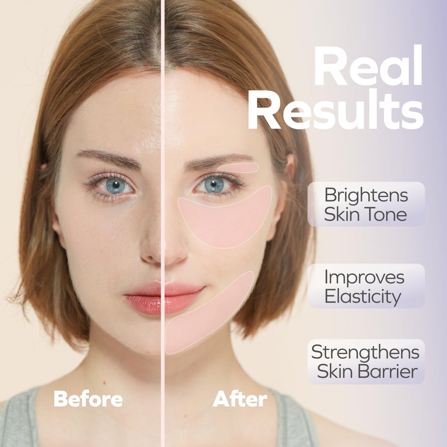 Collagen Booster Gel Serum for Korean Skin Care & Microcurrent Face Massagers, Filled With Collagen Capsules, Hydrating & Nourishing & Revitalizing Facial Gel for Skin Care 3.38 Fl Oz-GlimoraGlow