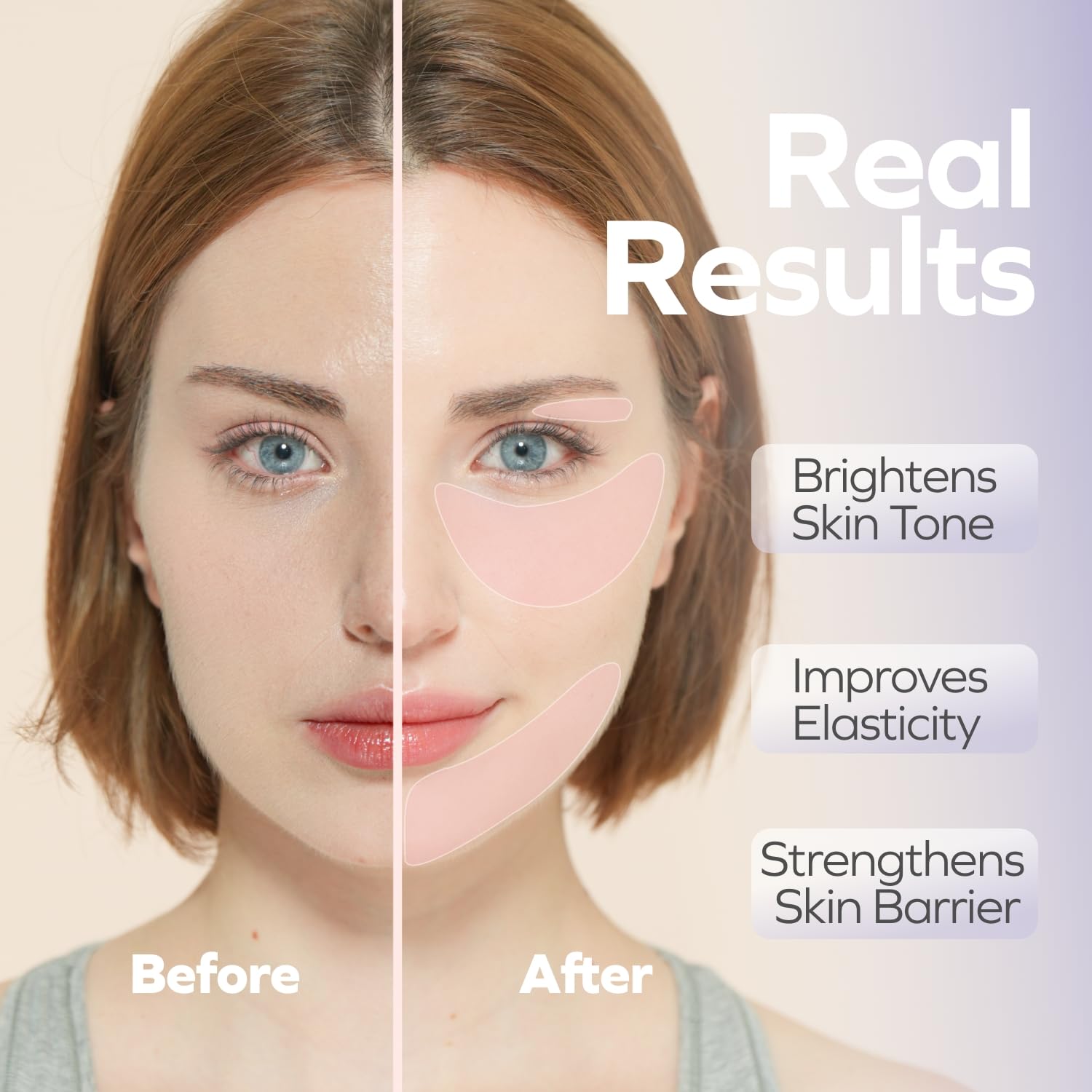 Collagen Booster Gel Serum for Korean Skin Care & Microcurrent Face Massagers, Filled With Collagen Capsules, Hydrating & Nourishing & Revitalizing Facial Gel for Skin Care 3.38 Fl Oz-GlimoraGlow