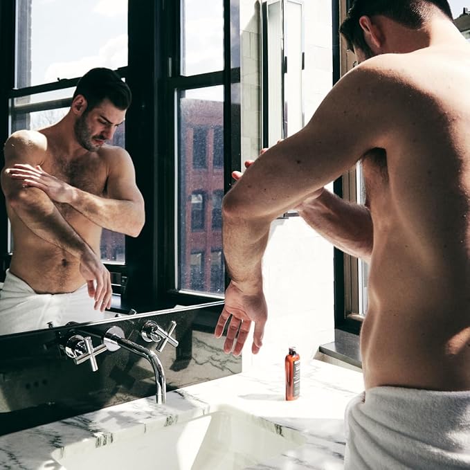 Brickell Men's Deep Moisture Body Lotion for Men, Natural and Organic Protects and Hydrates Dry Skin, 8 Ounce, Unscented-GlimoraGlow