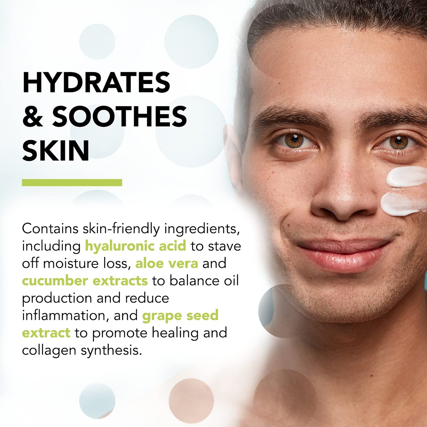 humane Oil-Free Daily Lightweight Face Moisturizer for Acne-Prone Skin - 4 Fl Oz - Gentle for All Skin Types - With Soothing Antioxidants Like Aloe Vera, Hyaluronic Acid, Cucumber and Grapeseed-GlimoraGlow